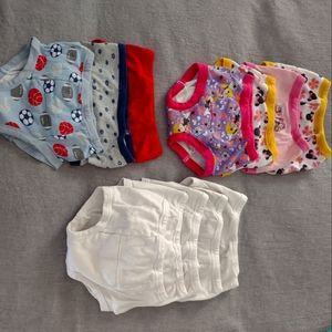 Lot of 12 potty training underwear